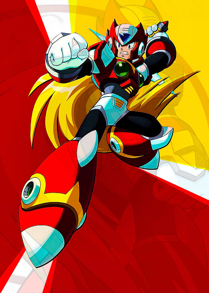 Mega Man Zero Action Pose