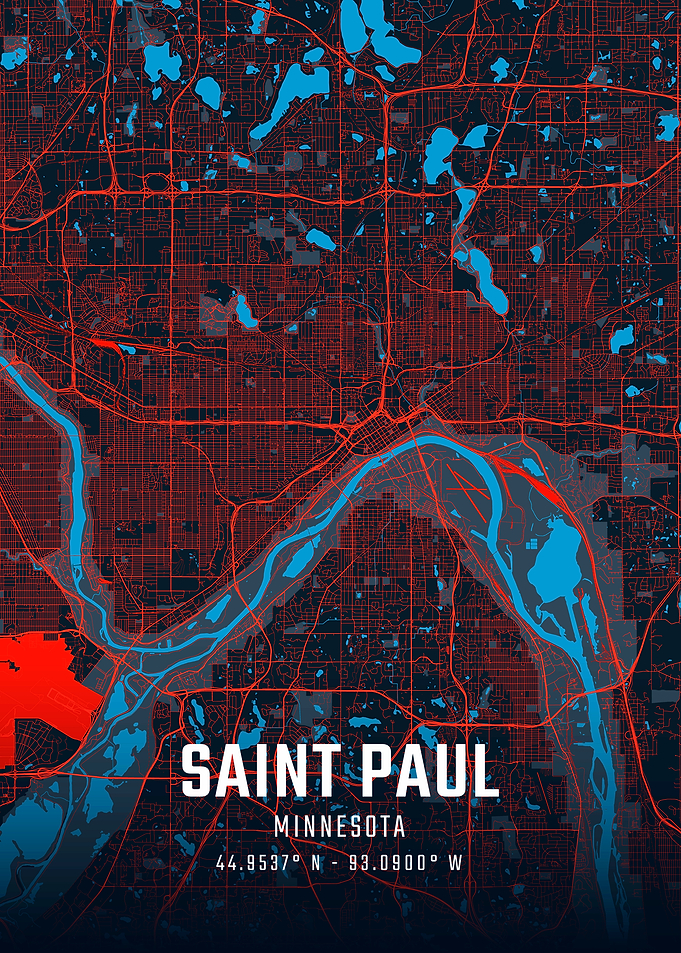 Saint Paul City Map