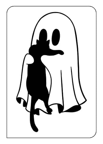 Black Cat Ghost Costume