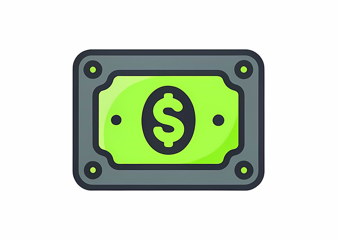 Cartoon Money Icon