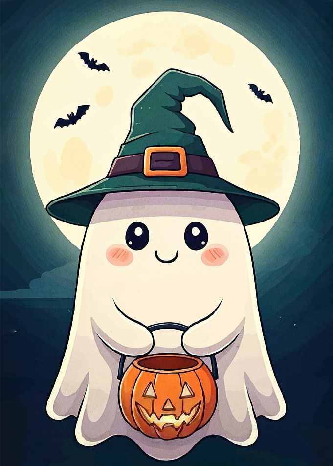 Halloween Ghost Pumpkin