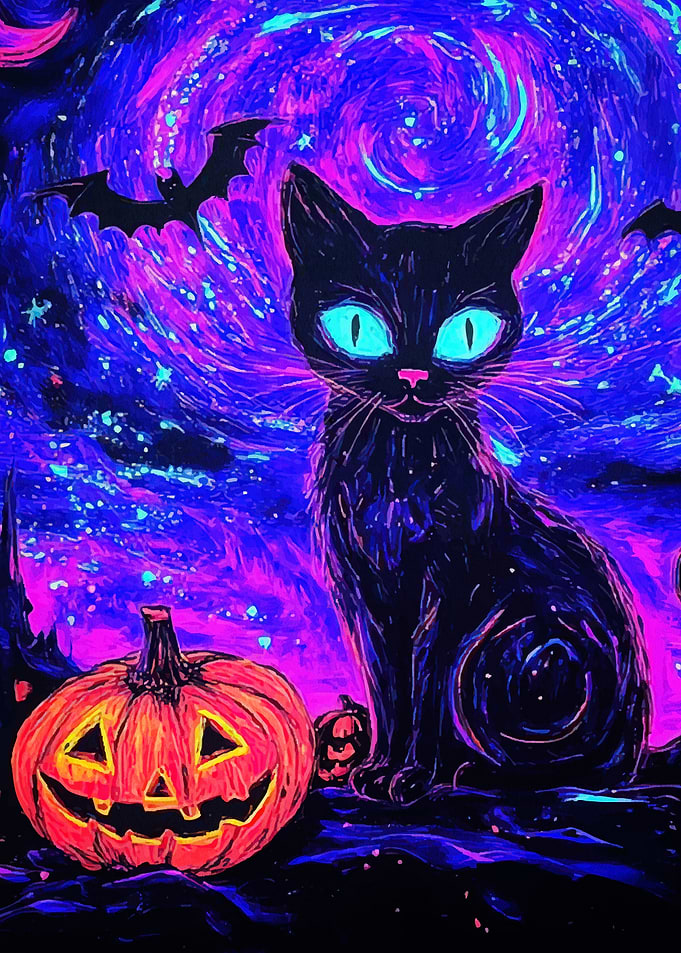 Halloween Cat Pumpkin