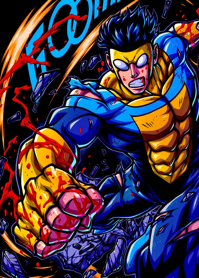 Invincible Comic Book Art