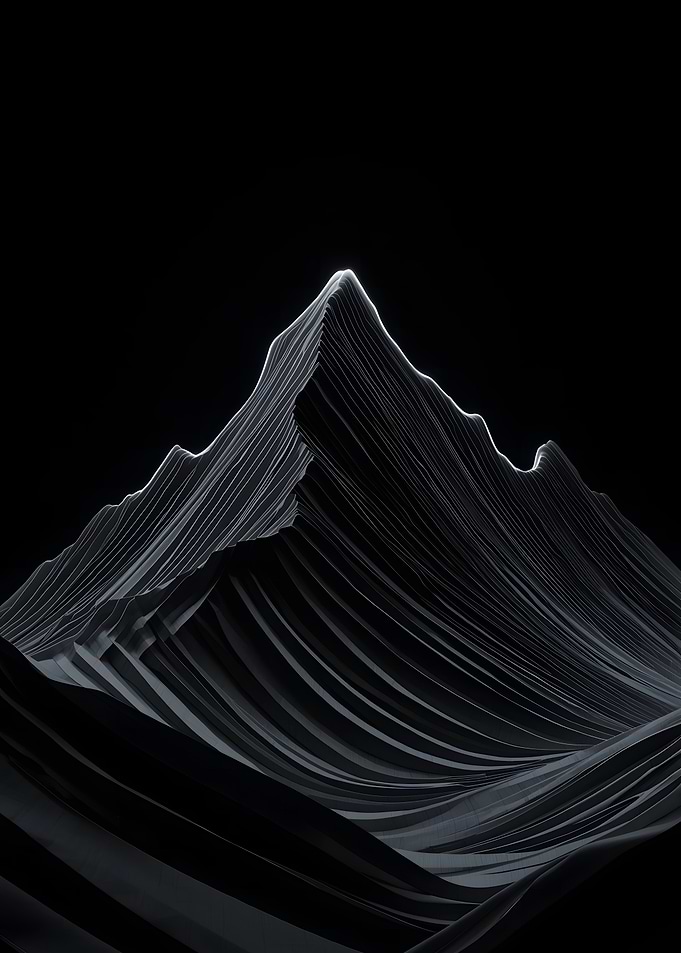 Monochrome Mountain Flow