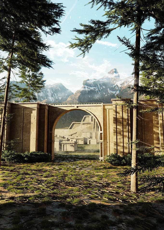 Ancient Gate to a Lost City
