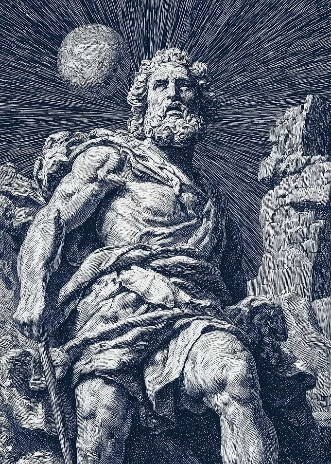Titan Beneath the Moon