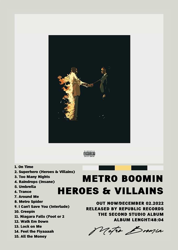 Metro Boomin Heroes & Villains Album