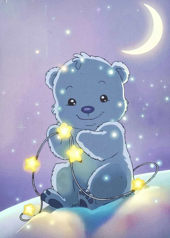 Cute Bear Star Lights