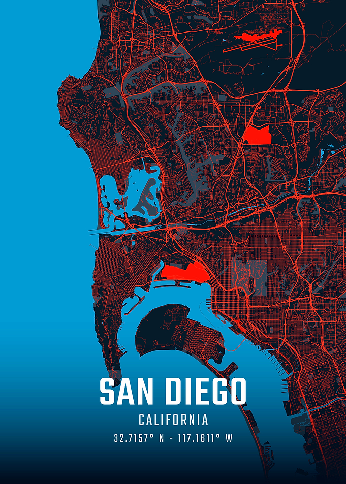 San Diego City Map