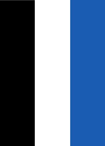 Black, White and Blue Stripes (HSV)