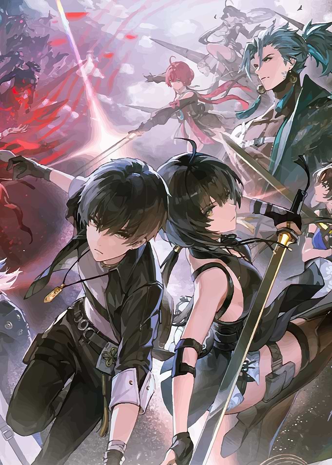 Characters in Battle Stance