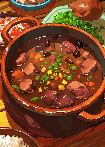 Feijoada Illustration