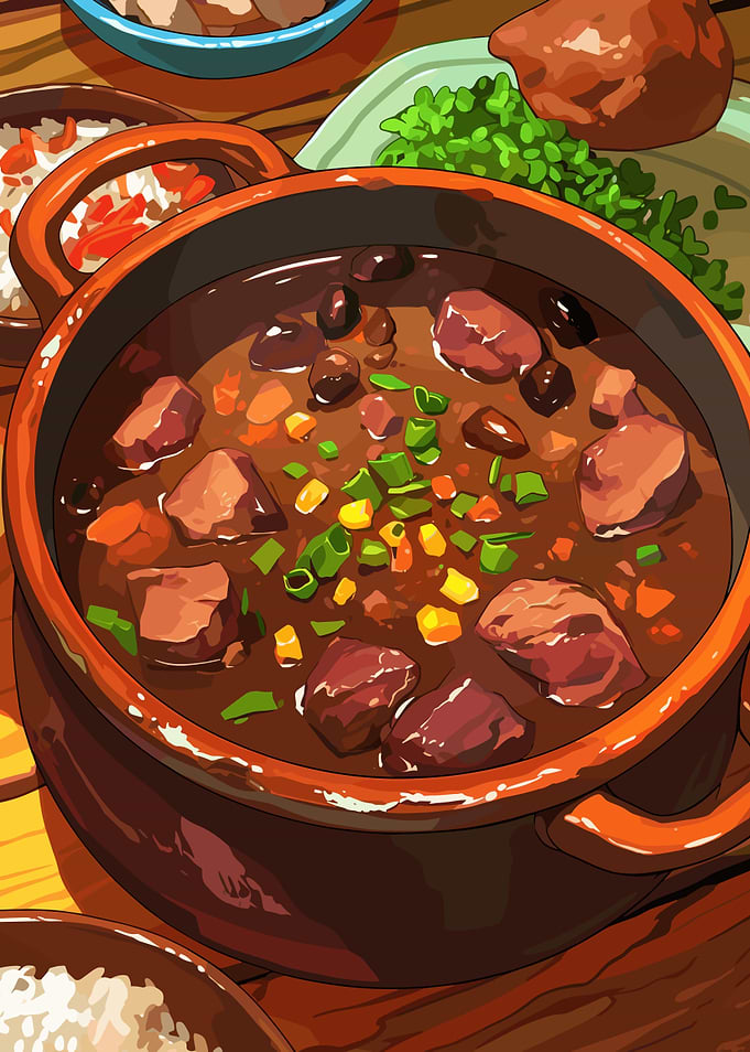 Feijoada Illustration