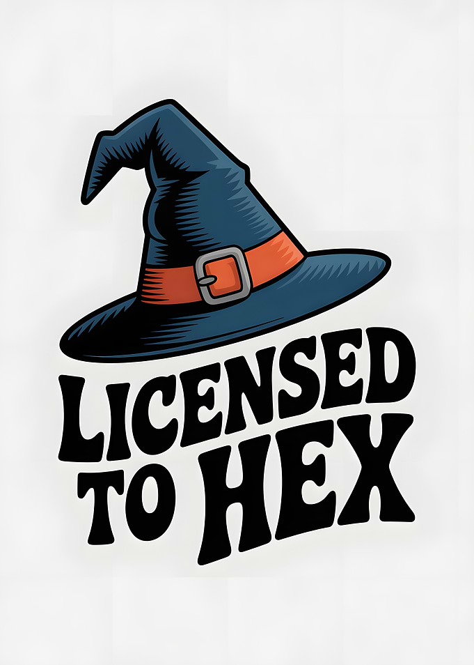 Licensed to Hex Witch Hat