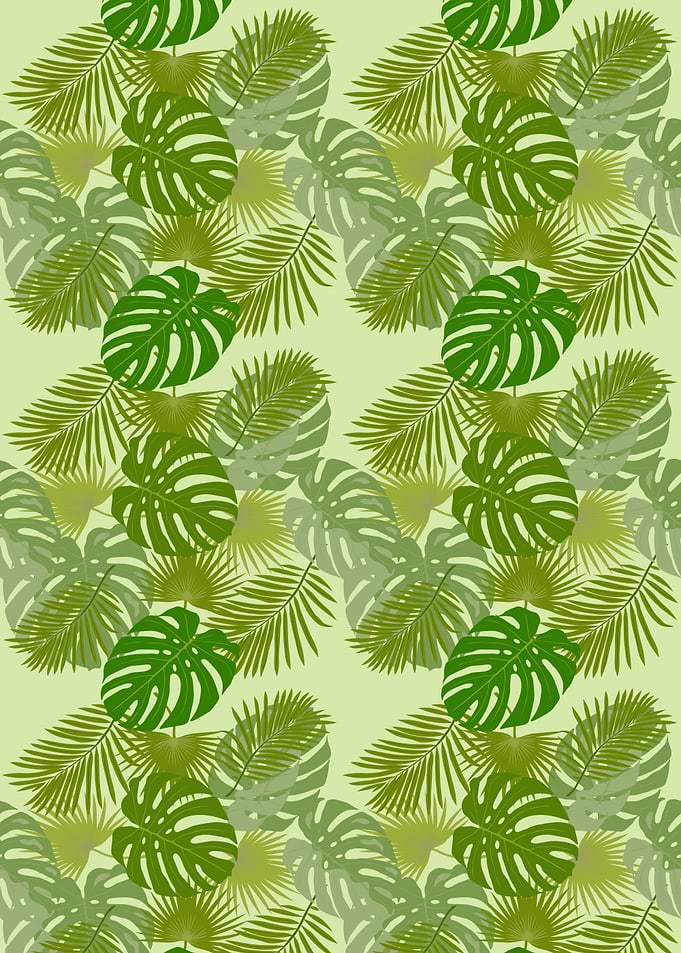 Tropical Leaves Pattern