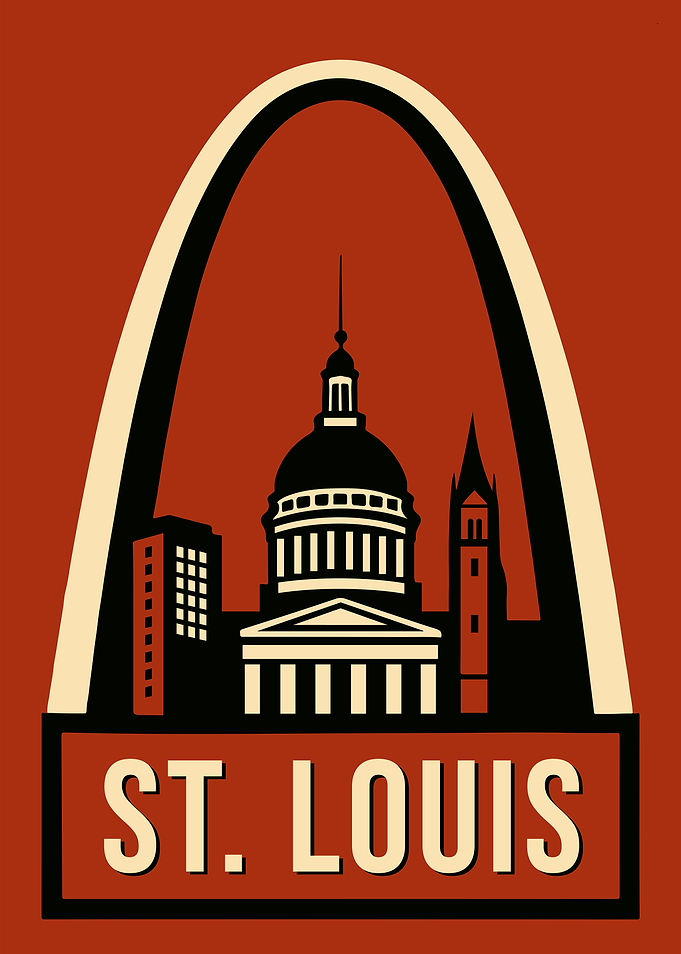 St. Louis Travel Poster