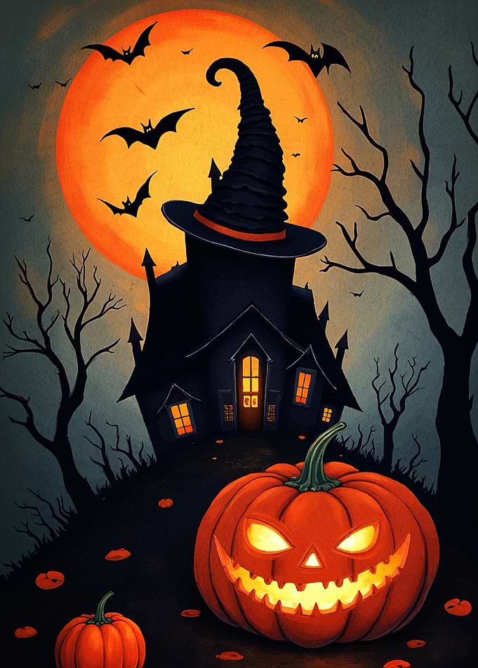 Halloween Night Haunted House