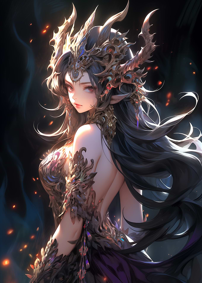 Fantasy Elf Queen Portrait