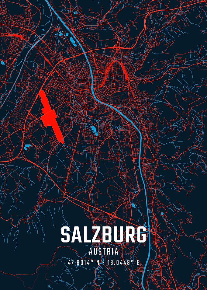 Salzburg City Map