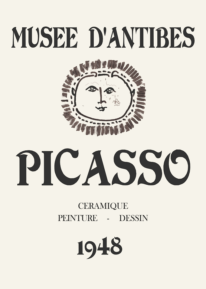 Musee D'Antibes Picasso 1948 Poster