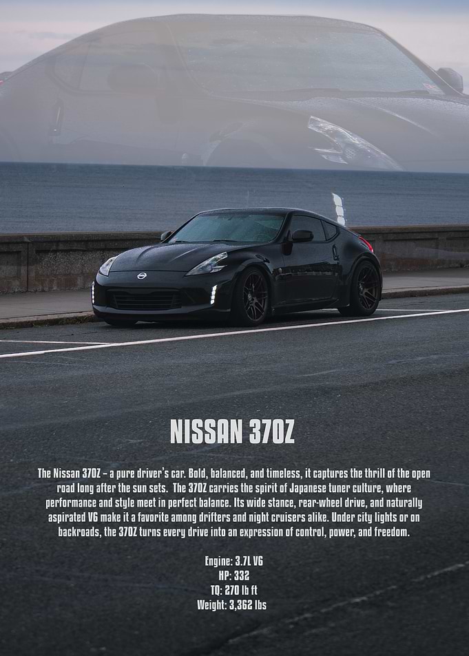 Nissan 370Z - Ocean Views
