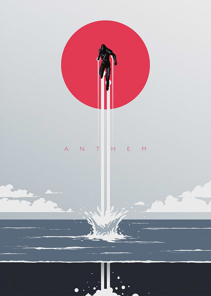 Anthem Game Minimalist Poster
