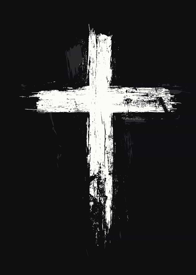 White Christian Jesus Cross