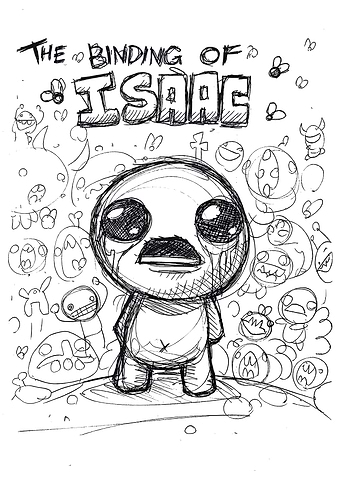 The Binding of Isaac Sketch