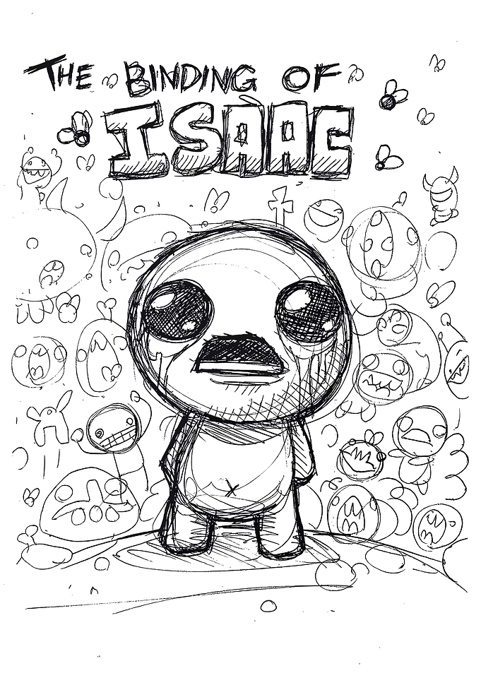 The Binding of Isaac Sketch