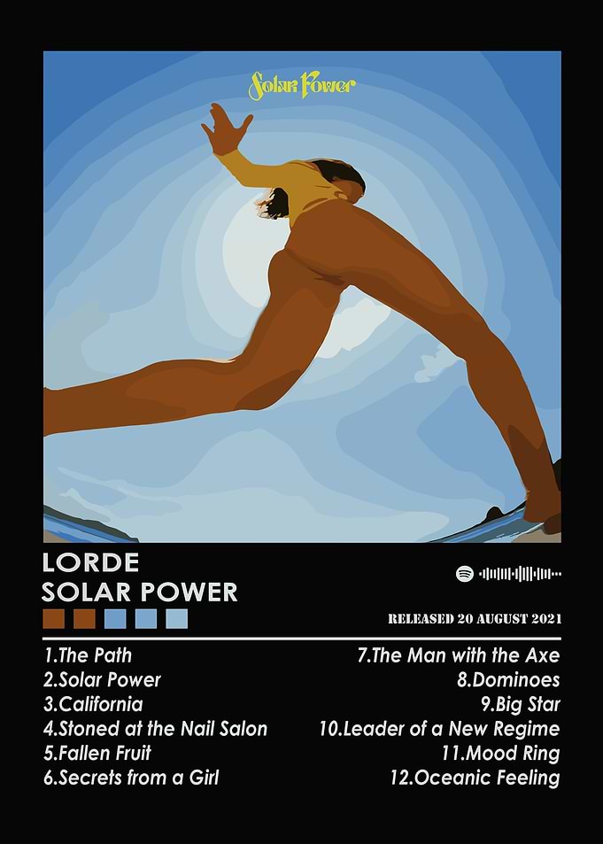 Lorde - Solar Power Album Cover