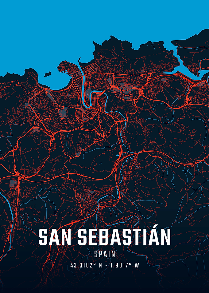 San Sebastián City Map