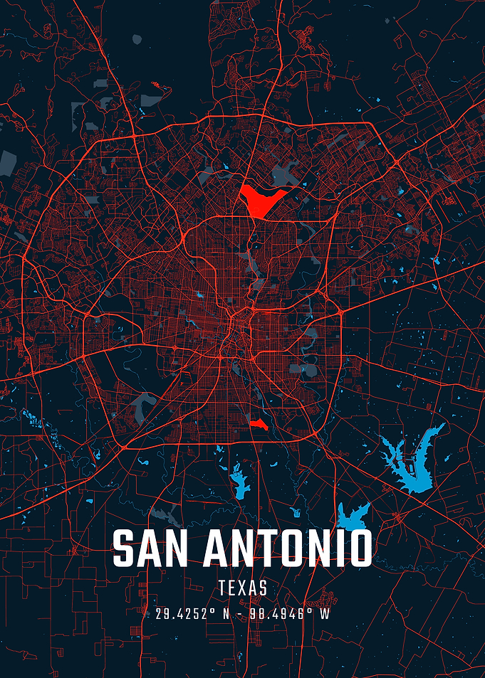 San Antonio City Map