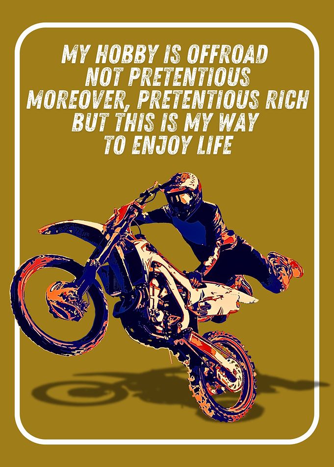 Offroad Hobby Enjoy Life Poster