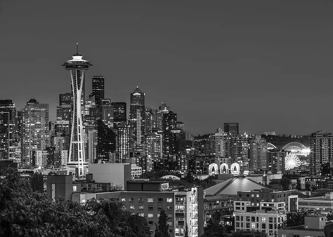 Seattle Skyline at Night