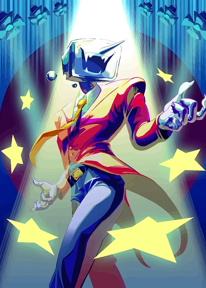 TV Head Character in Spotlight