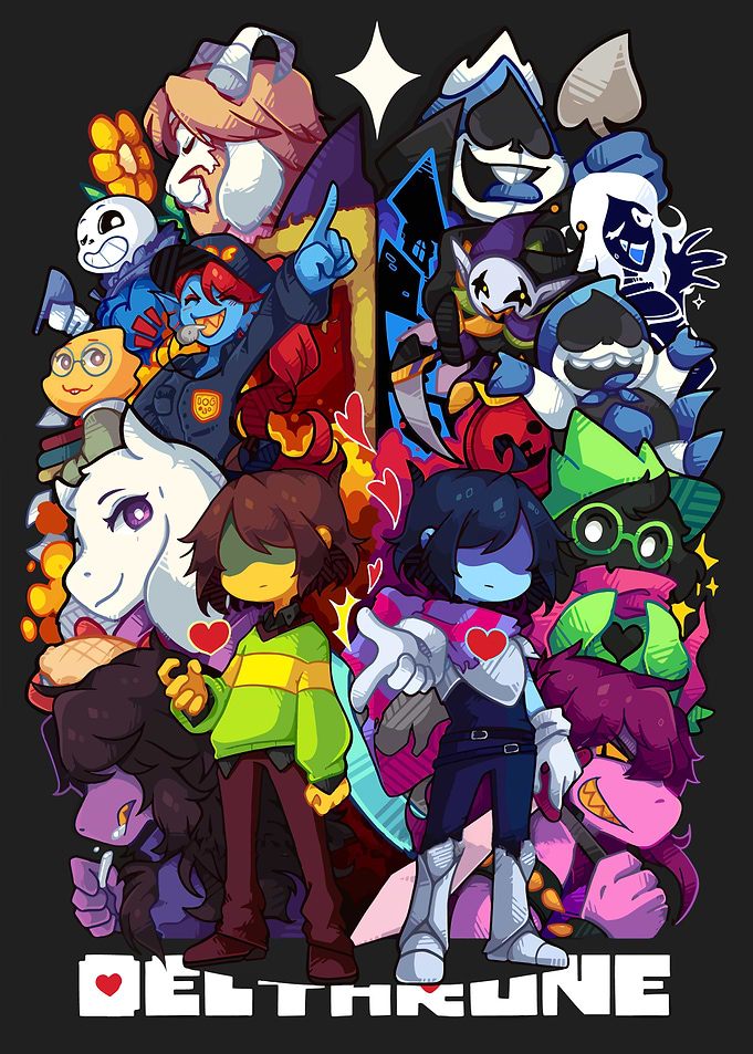 Deltarune characters