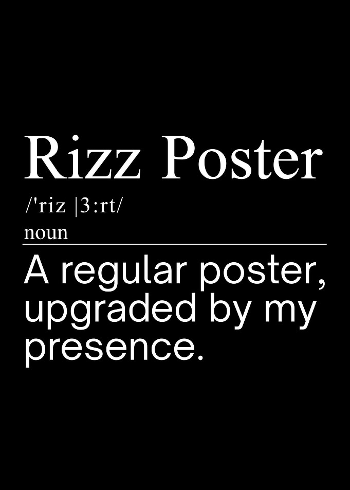 Rizz Poster Definition