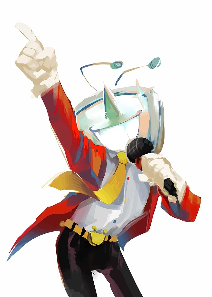 Singing TV Head Character
