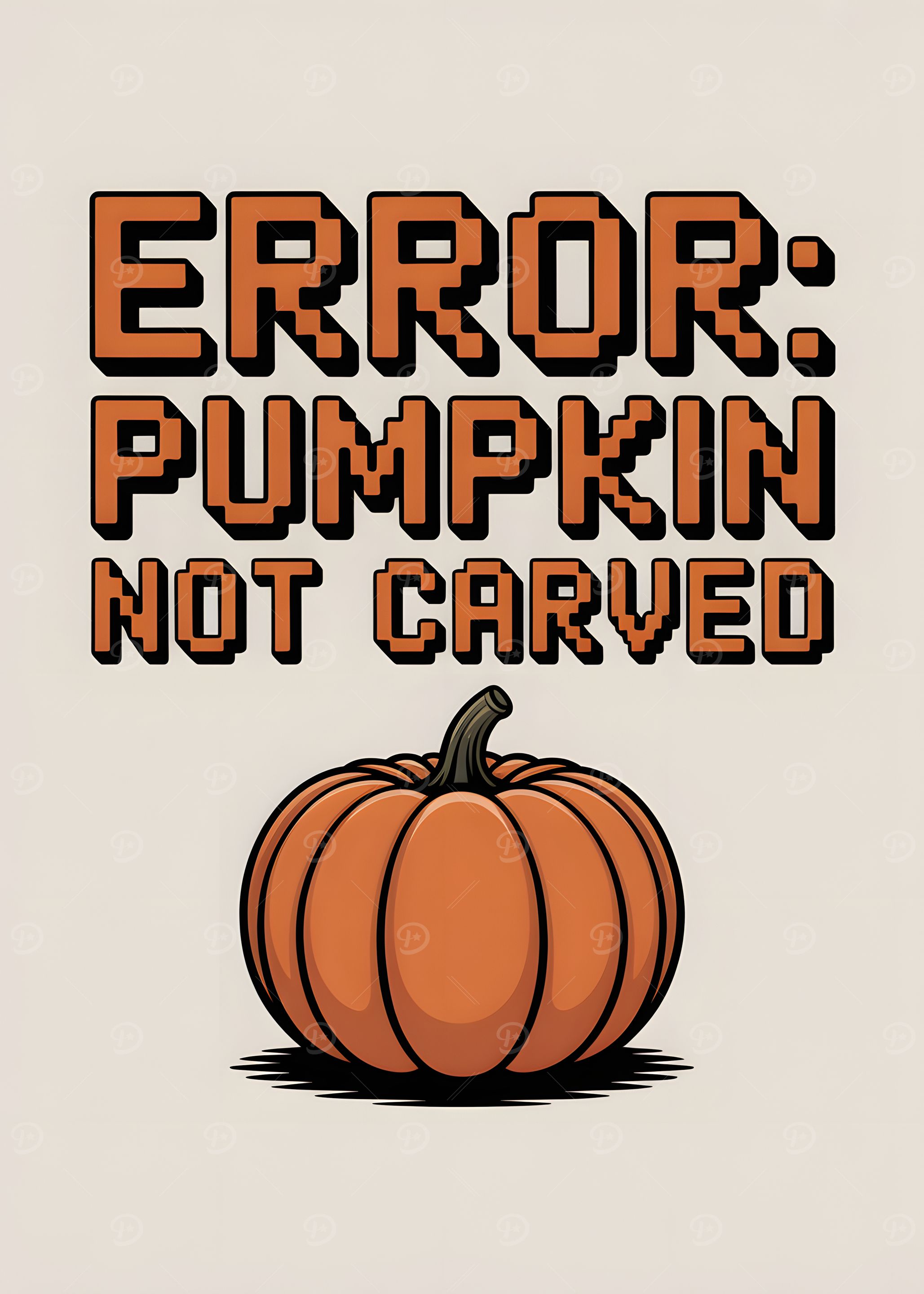 Error: Pumpkin Not Carved