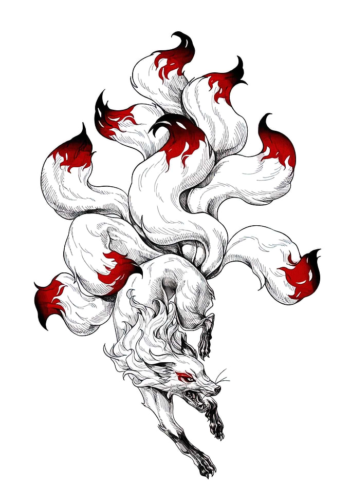 Nine-tailed Fox Illustration