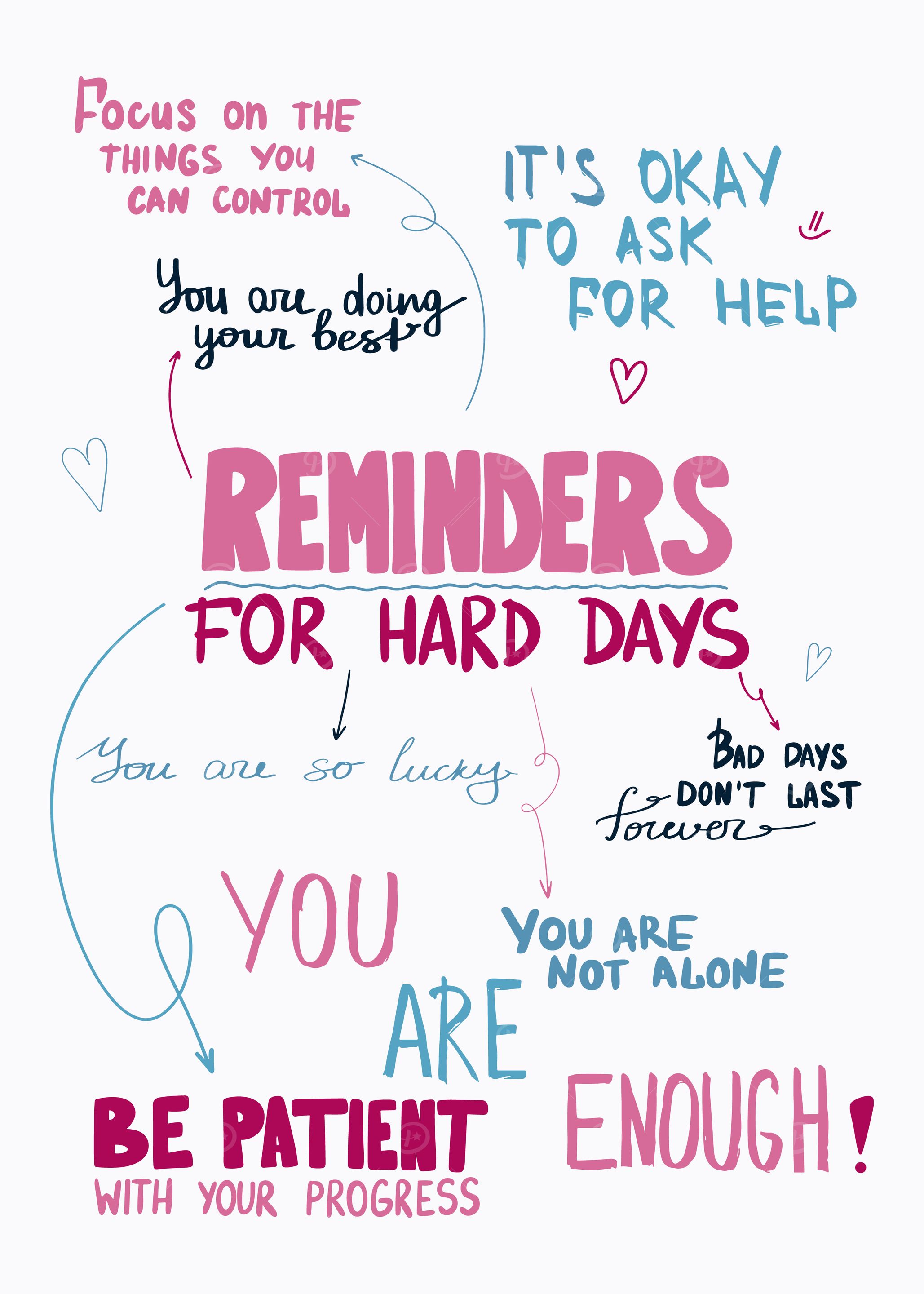 Reminders for Hard Days