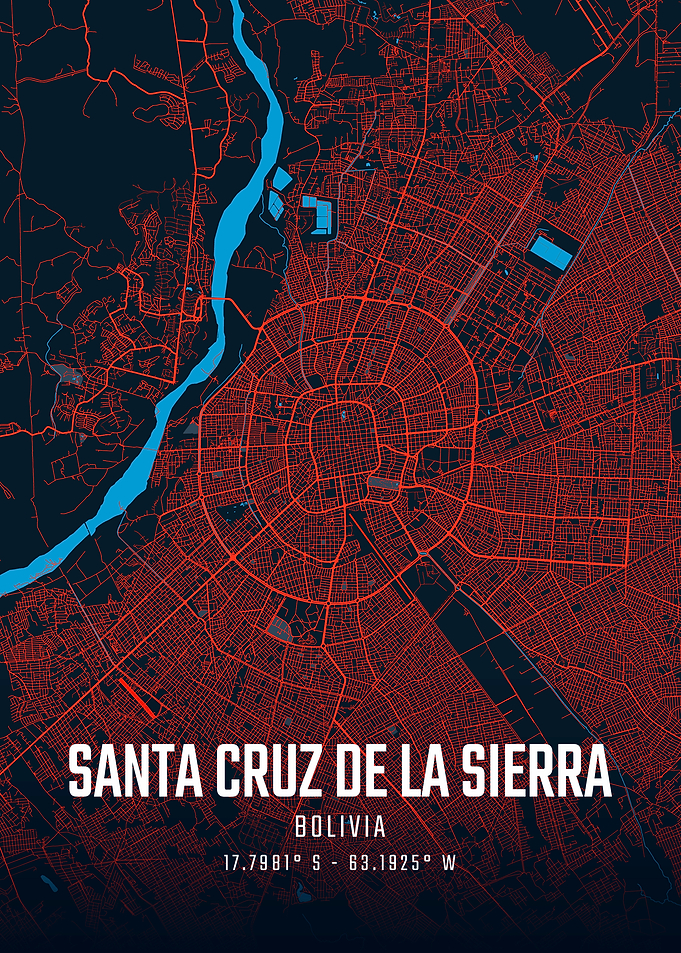 Santa Cruz de la Sierra City Map