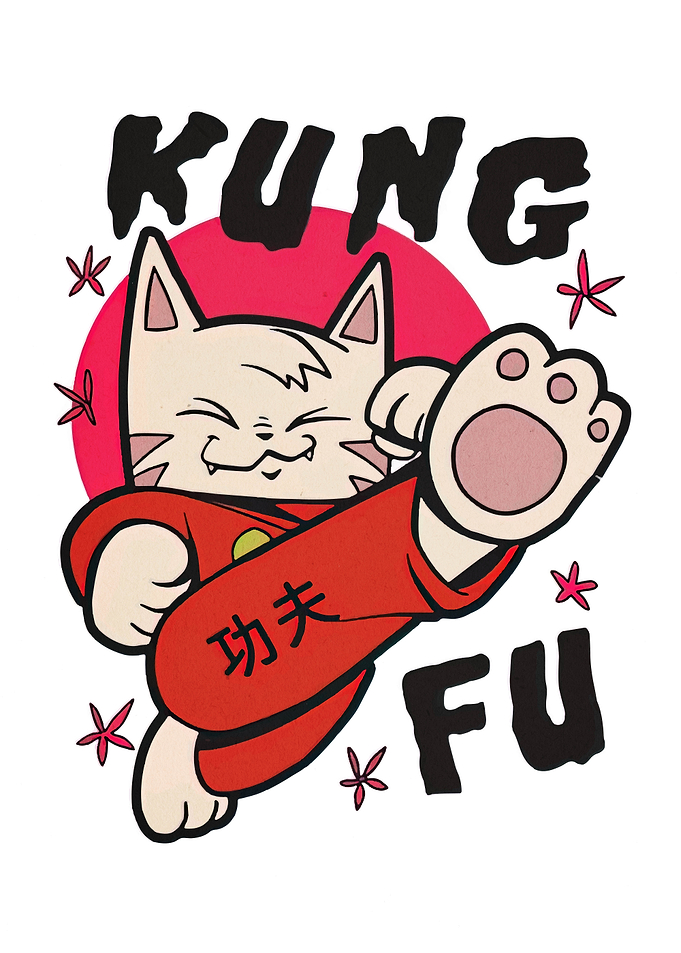 Kung Fu Cat Cartoon