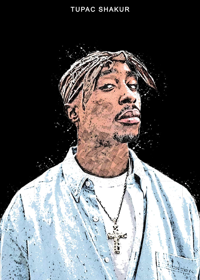 Rapper Tupac Shakur