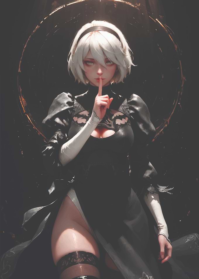 2B Nier Automata Shush
