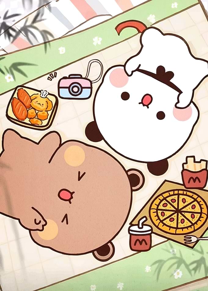 Cute Cartoon Animals Picnic