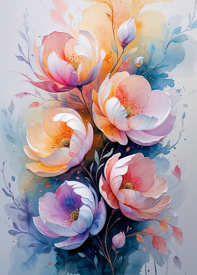 Watercolor Garden