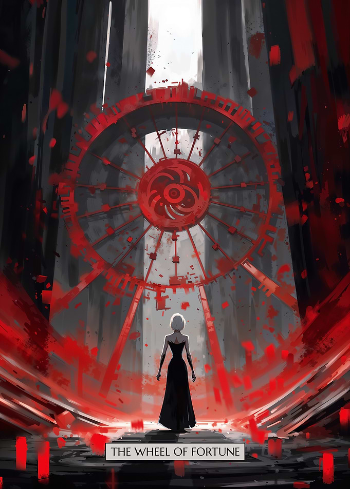 The Wheel of Fortune – Darkness Series Tarot