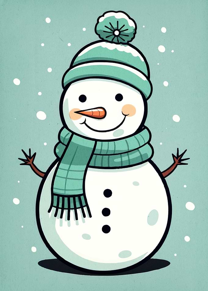 Cartoon Snowman