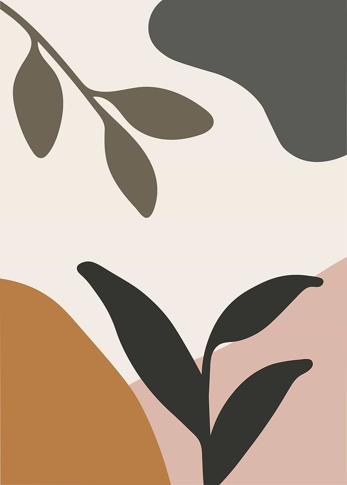 Abstract Botanical Art Print